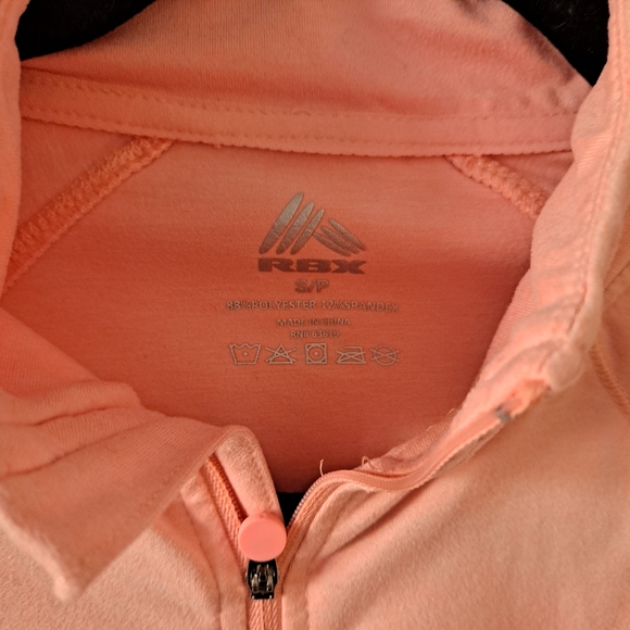 RBX Light Orange Workout Sweater - Picture 4 of 10